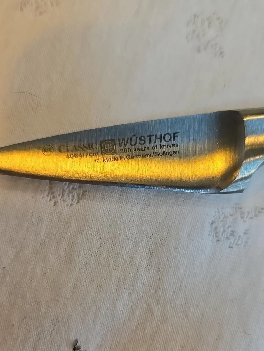Wüsthof Classic 4064/7cm Fluting Paring Knife Black 2.75